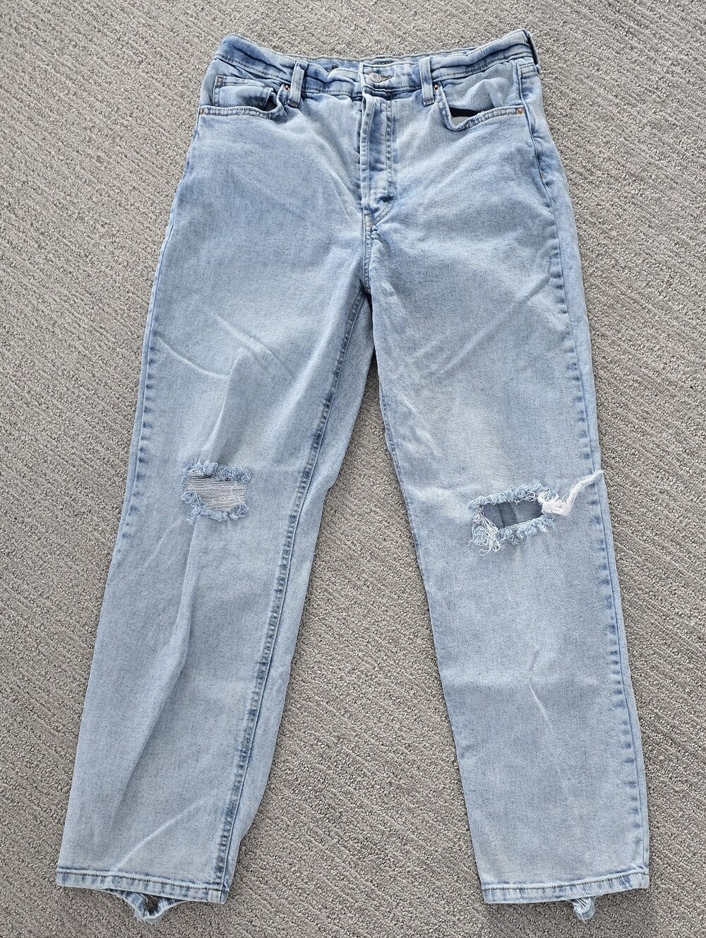 Wild Fable Light Wash Distressed High-Rise Jeans